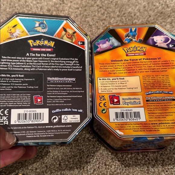 5 Pokémon tins and cards. - Picture 7 of 9